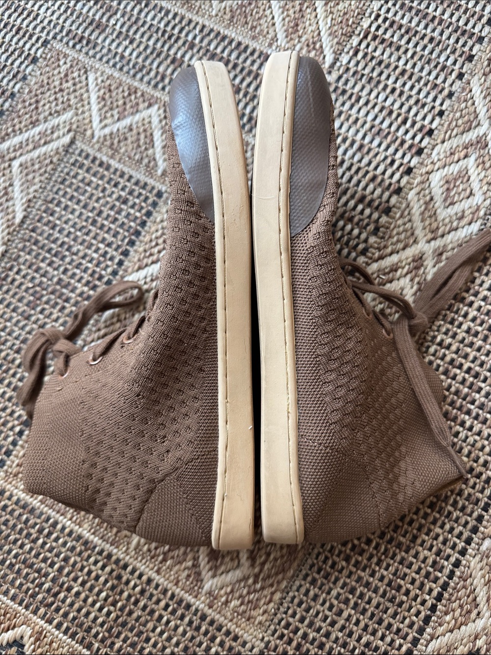 SUAVS The Legacy High Top Sneaker Brown Size 9 - Picture 4 of 7